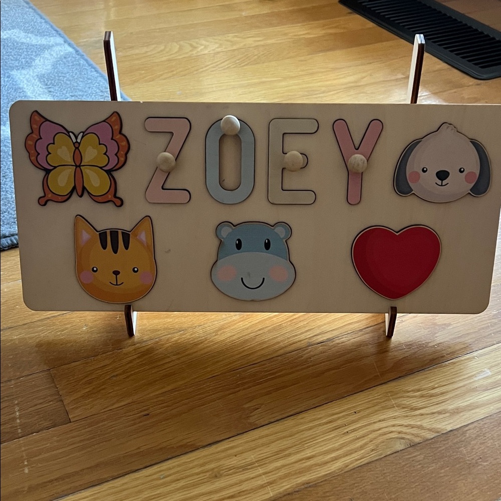 Wooden “Zoey” puzzle